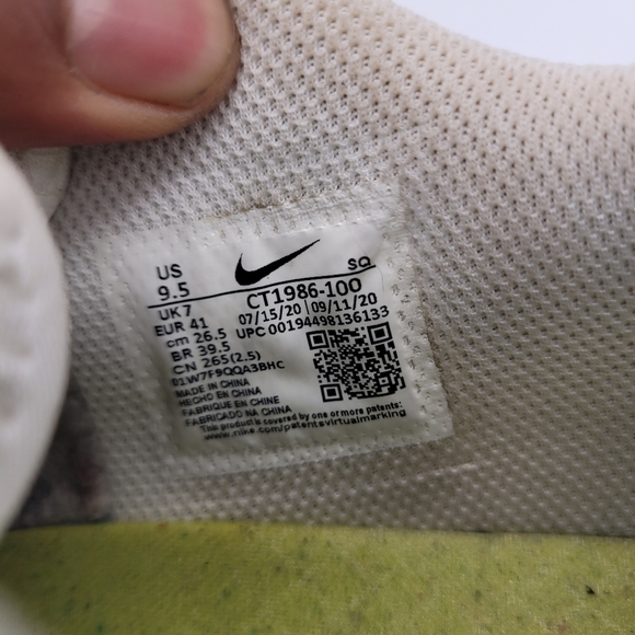 Nike Air Force 1 Crater Foam Summit White Women’s Sneakers Size 9.5 Shoes - Picture 10 of 13